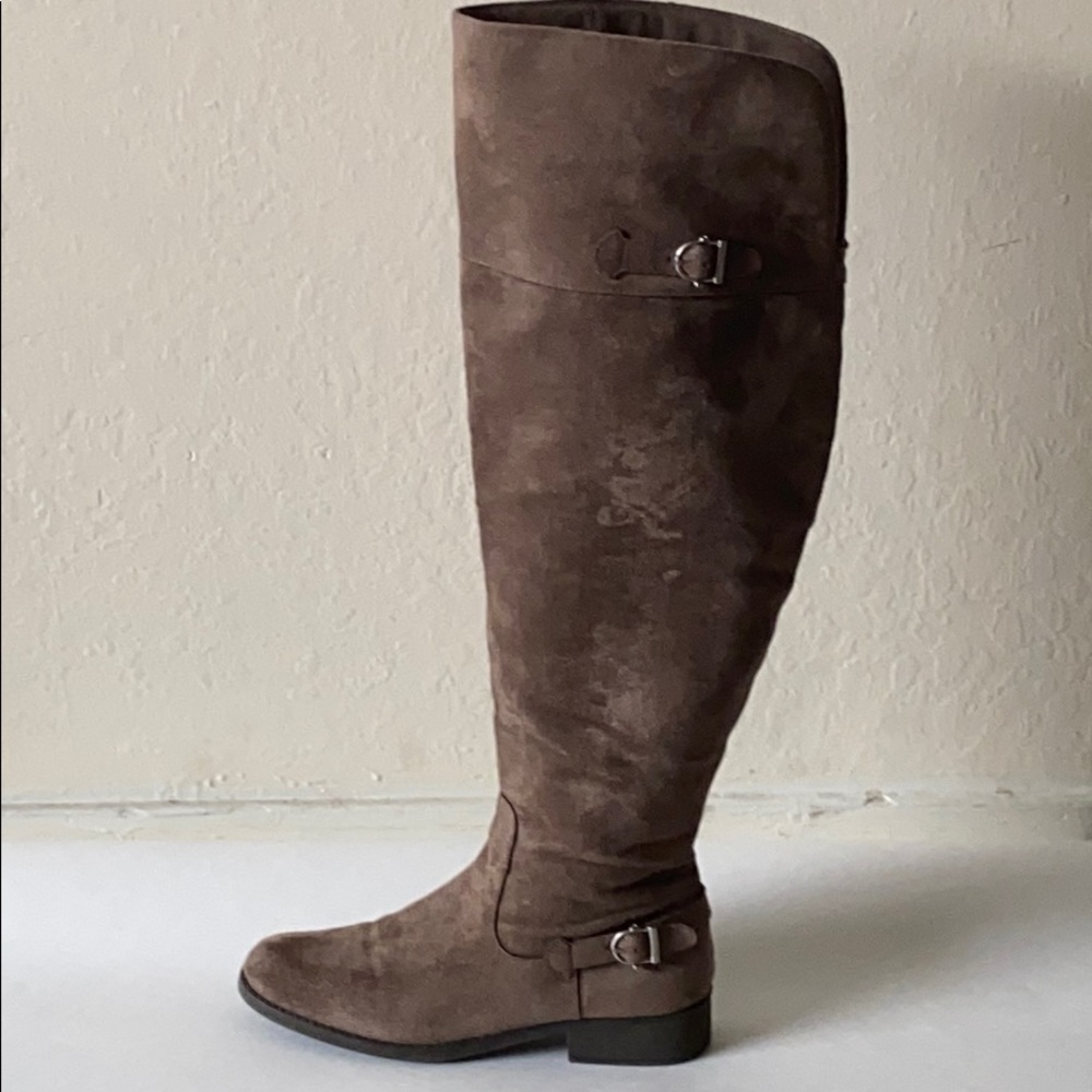 Aadarra beige tall boots size 8.5